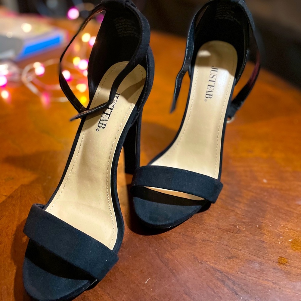 Black stilettos